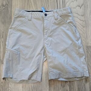 Orvis Mens UPF 50 Performance Outdoor Shorts Khaki Size 31